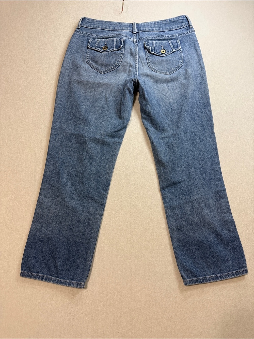 Simply Vera Vera Wang Mid Blue Denim Capris